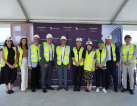 Crystalbrook Aurora tops out at Garema Place, marking key milestone for Canberra luxury hotel