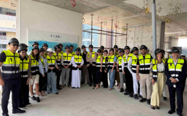 MERED Hosts Live Art Activation at ICONIC Residences Construction Site in Dubai