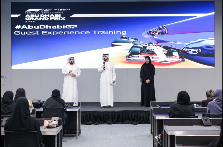 Emirati Volunteers Welcome Global Fans at Abu Dhabi Grand Prix 2025