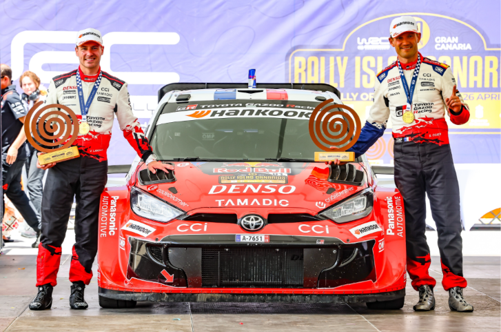 TOYOTA Gazoo Racing Dominates Rally Islas Canarias With Historic 1-2-3-4 Finish