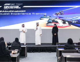 Emirati Volunteers Welcome Global Fans at Abu Dhabi Grand Prix 2025
