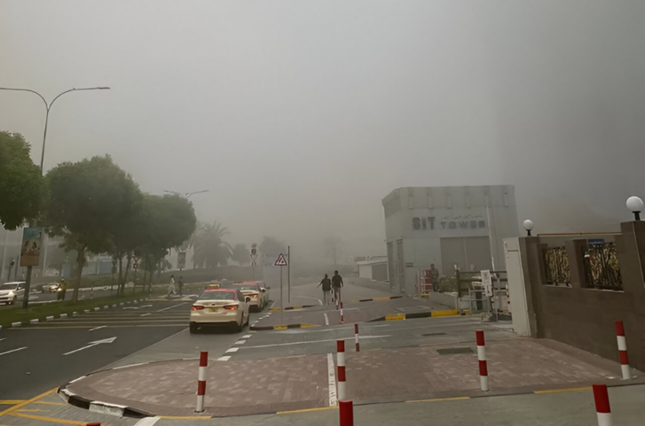 Hazy skies, dust storms and fog alert issued across UAE on September 1