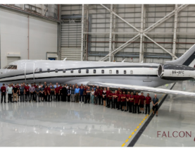 Falcon Technic Completes Major 60-Month Inspection on Global Express XRS, Returning Aircraft to Full Service