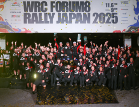 Toyota Gazoo Racing Secures 1-2-3 Finish at Rally Japan 2025