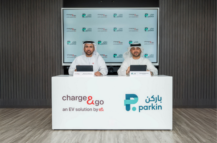 Parkin and charge&go by e& to Roll Out 200 Ultra-Fast EV Chargers in Dubai