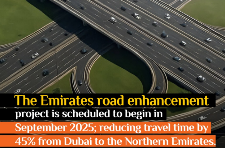 Major Expansion of Emirates Road to Cut Travel Time by 45%