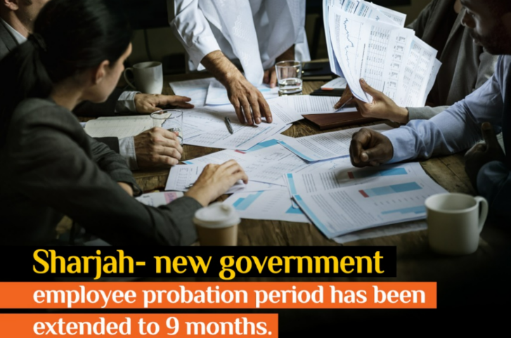 Sharjah Extends Government Employee Probation Period to Nine Months