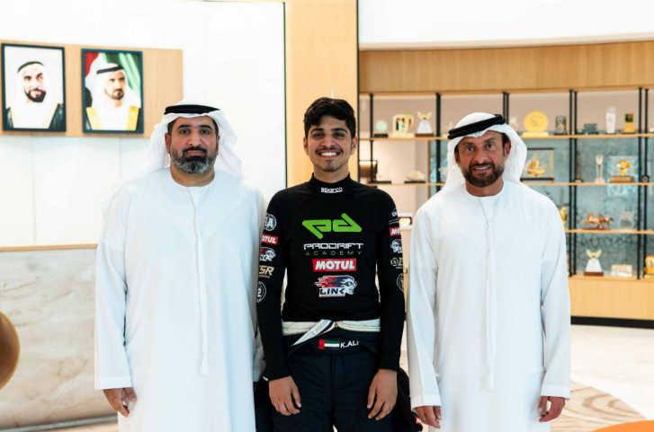 UAE Committee for Talent and National Sports Support Onboards Drift Driver Khalifa Al Falasi