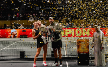 Kyrgios secures dramatic win at Battle of the Sexes Dubai showdown