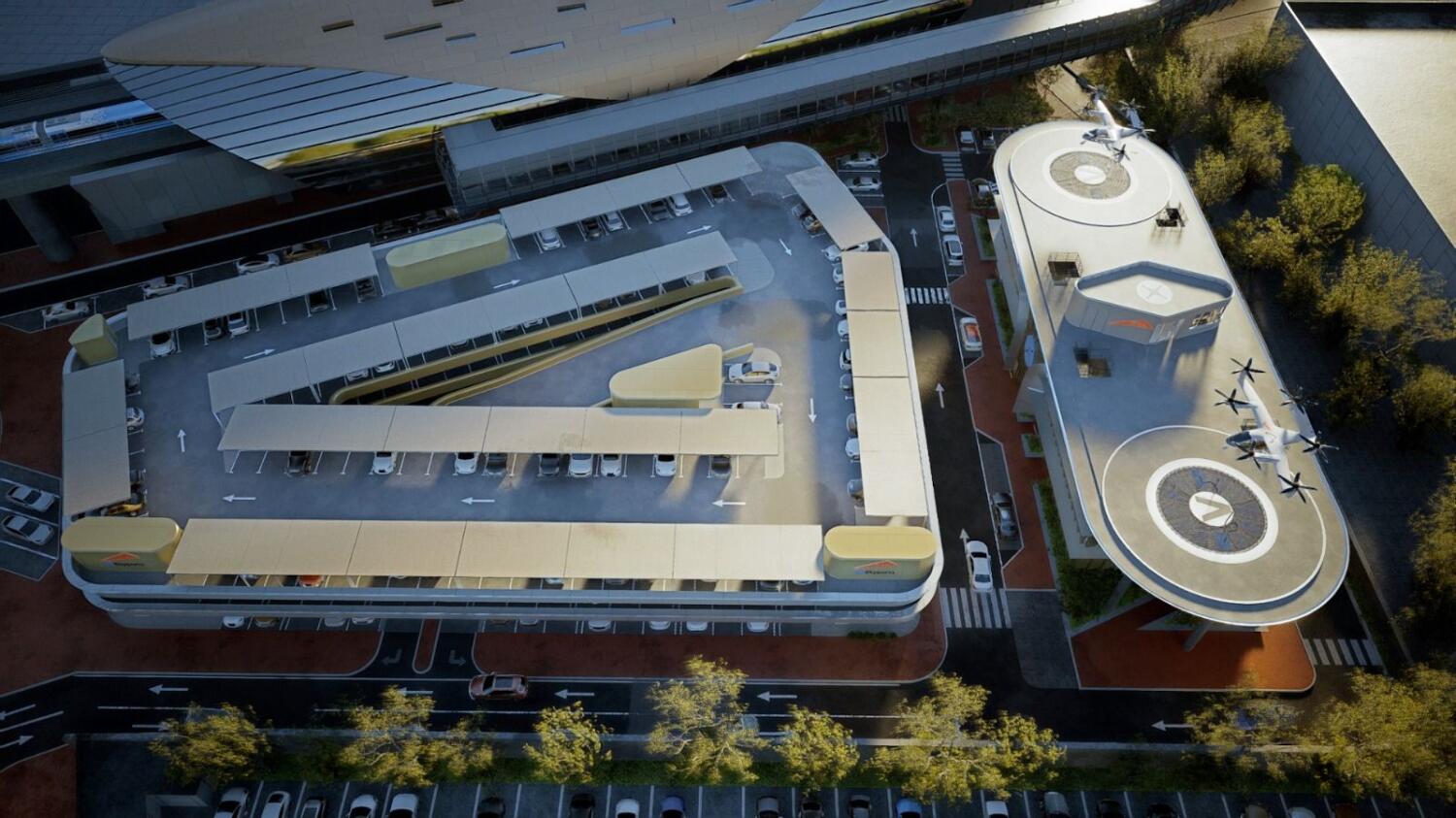 UAE's First Flying Taxi Station Named DXV Near Dubai International Airport
