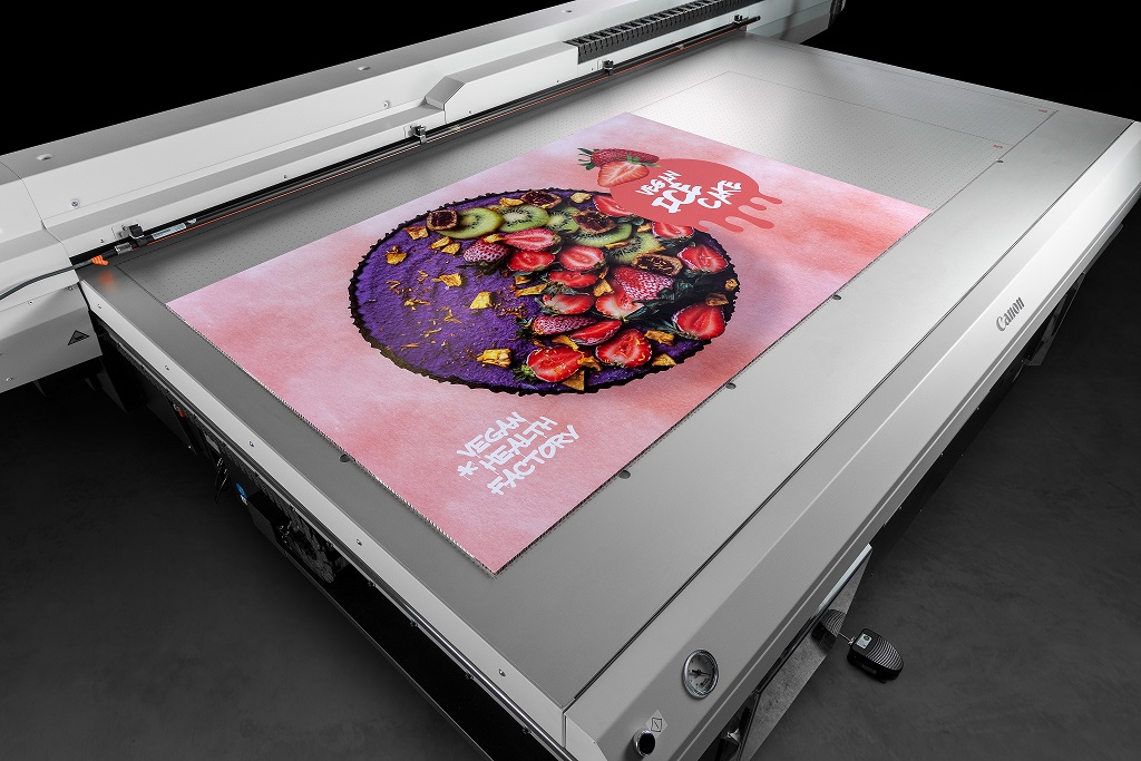 GET THE ARIZONA ADVANTAGE WITH THE NEW CANON ARIZONA 135 GT UV FLATBED PRINTER