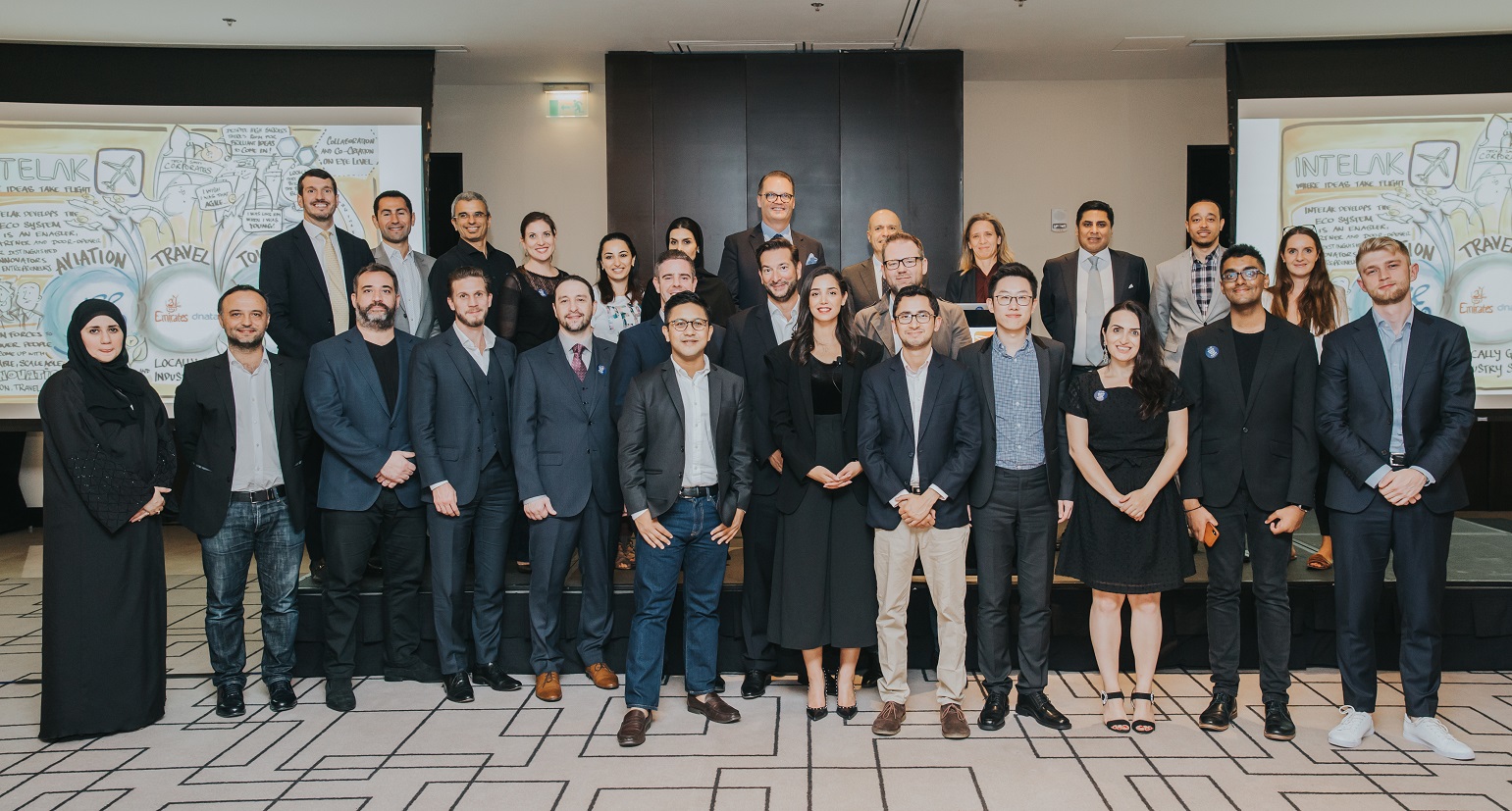 The startups showcase their innovative solutions at Intelak Incubators demo day and Iftar