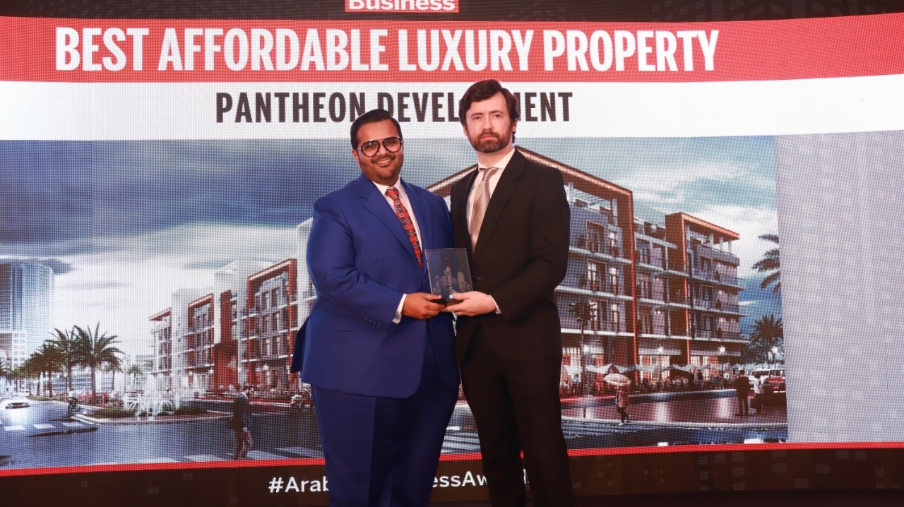 Pantheon Development was recognized as the Best Affordable Luxury Property at The Arabian Business Real Estate Awards 2019