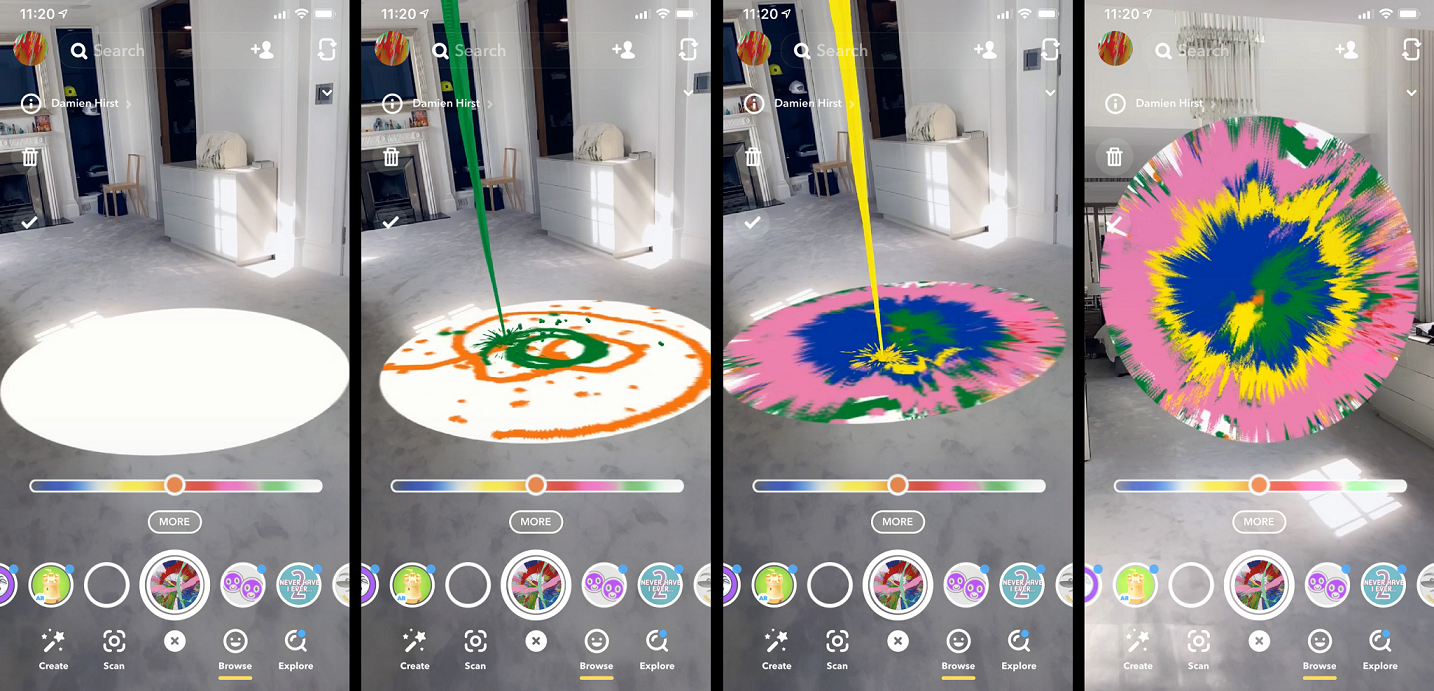 New AR Experience With Renowned Artist Damien Hirst Launched By Snapchat 