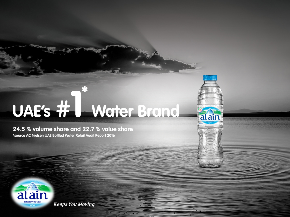Al Ain Water Becomes UAEs No.1 Bottled Water Brand