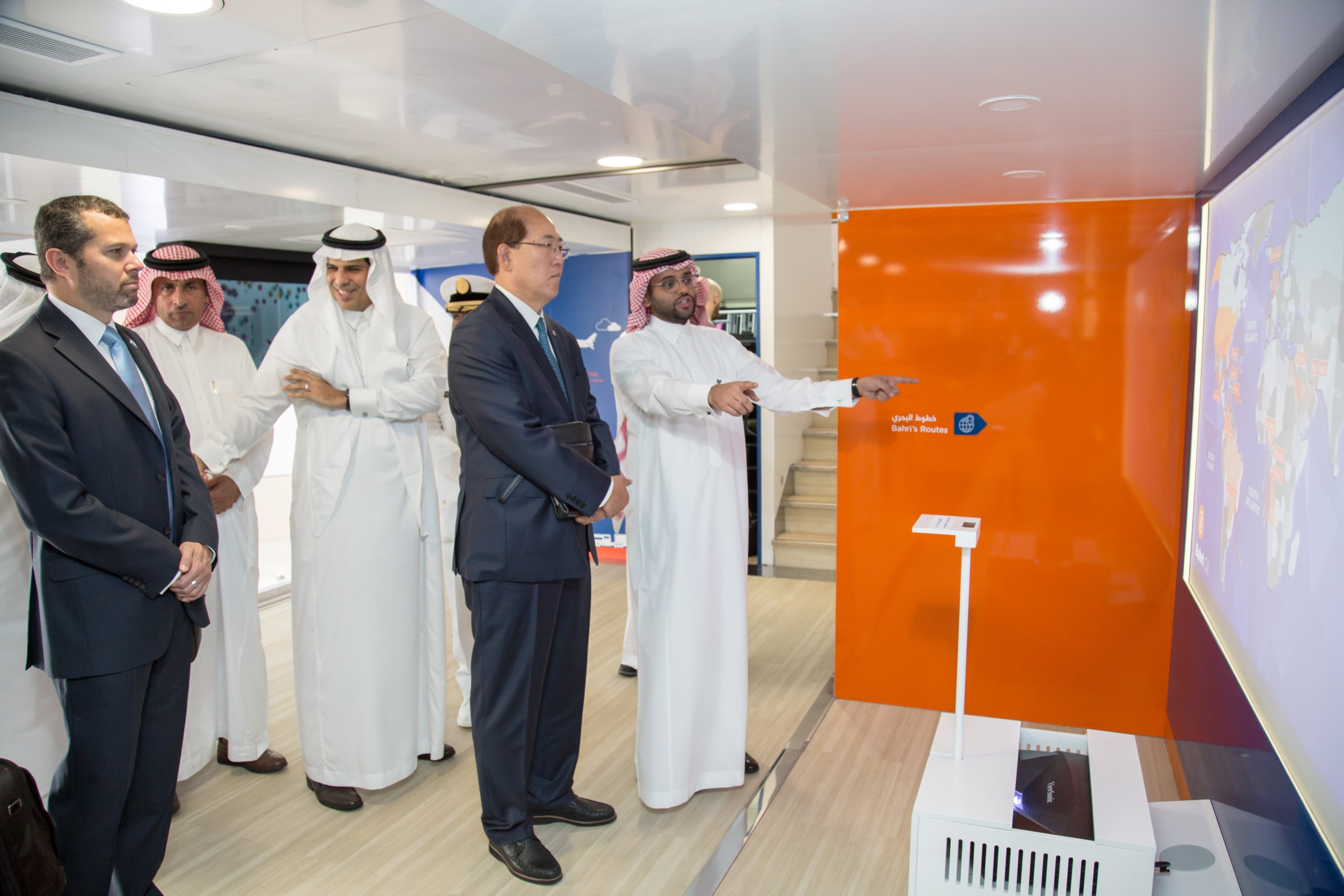 Bahri showcases latest achievements and technologies with Saudi Border Guard and Public Transport Authority