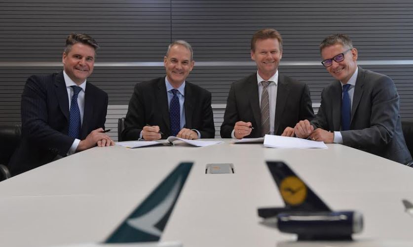 Cathay Pacific and Lufthansa Cargo  Enter joint Business Agreement