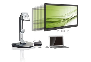 Connectivity hub: Philips Monitor Stand and Universal Dock in One 