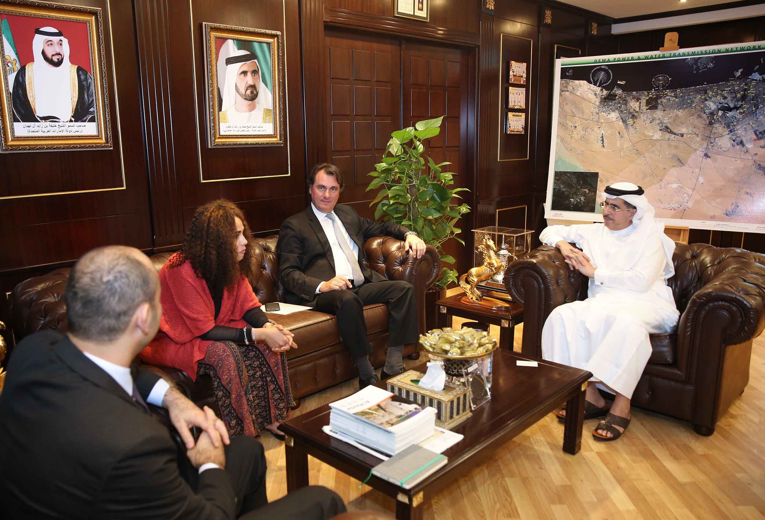 DEWA Shares Best Experiences and Practices in Energy Management and Automation with Visiting Delegation from Schneider Electric