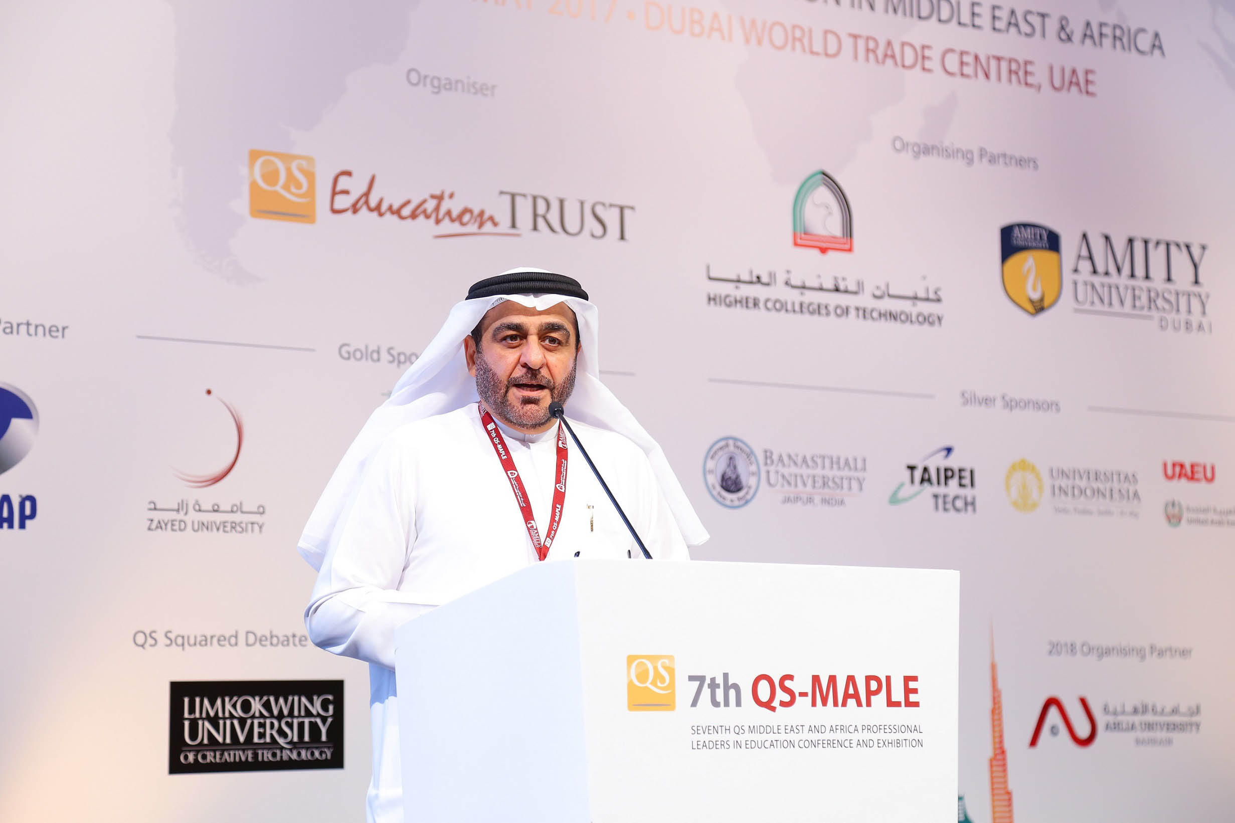 Dr. Mansour Al Awar Discusses Importance of Smart Learning at QS-Maple 2017 Conference in Dubai