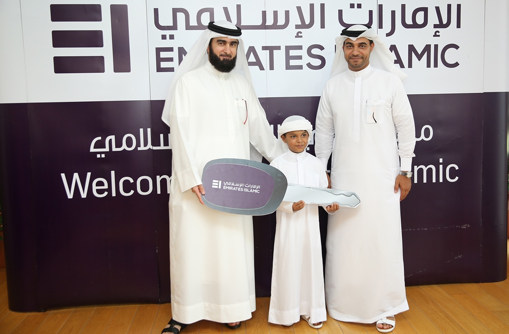 Eight year old Emarati wins Bentley car in the monthly Emirates Islamic Kunooz Draw