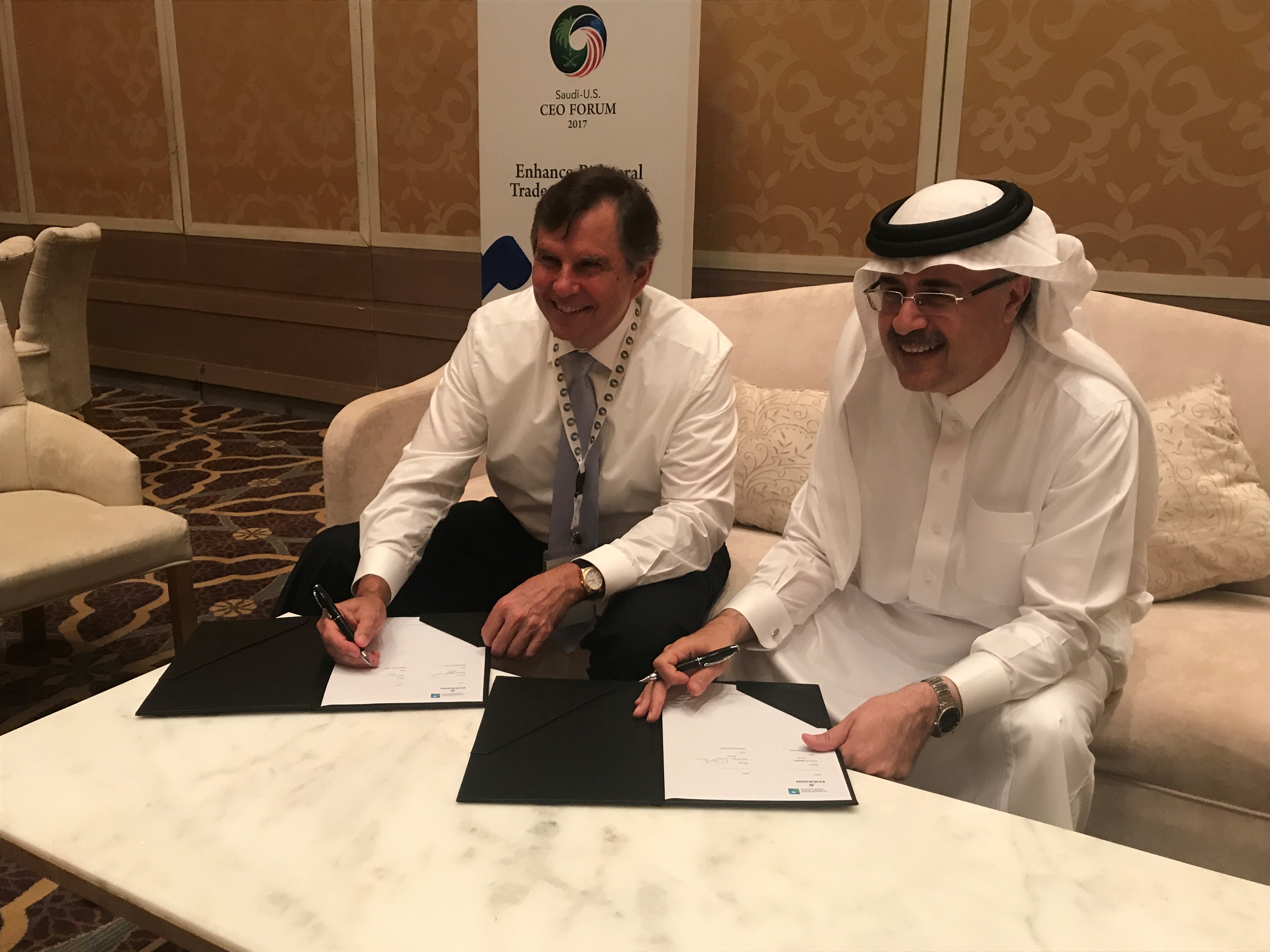 Emerson Signs Agreement to Collaborate on Digital Transformation  for Saudi Aramcos Operations in the Kingdom of Saudi Arabia
