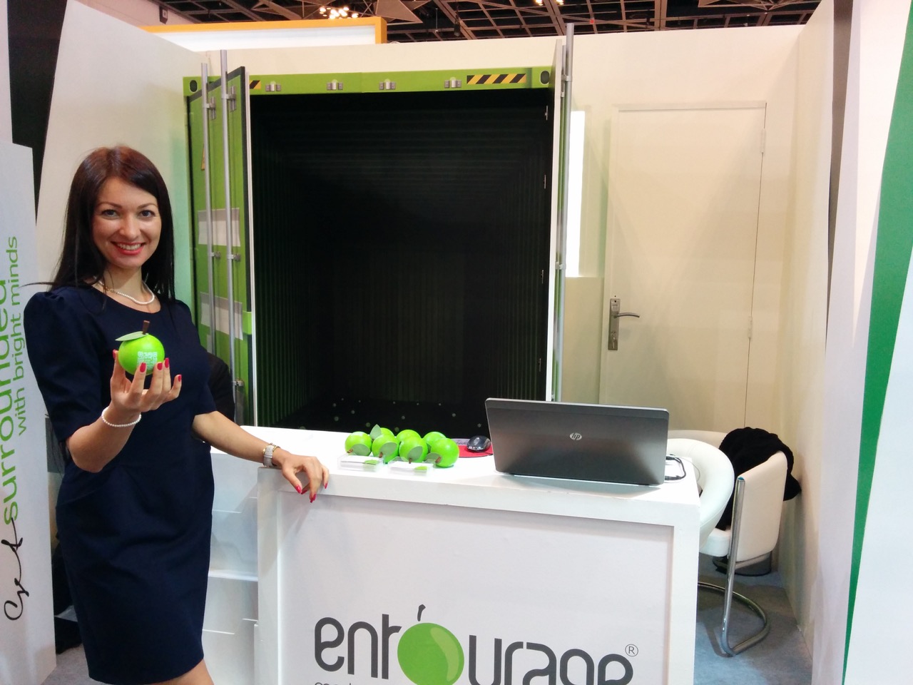 entourage captures more than 5,000 visitors on the first day at Gulfood 2015  Participating as a special invitee of Dubai SME 100