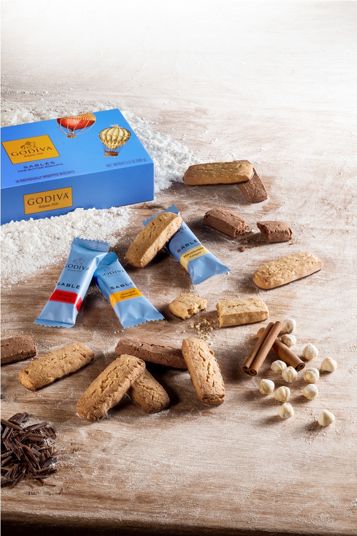 GODIVA launches Sabls Fine Butter Biscuits