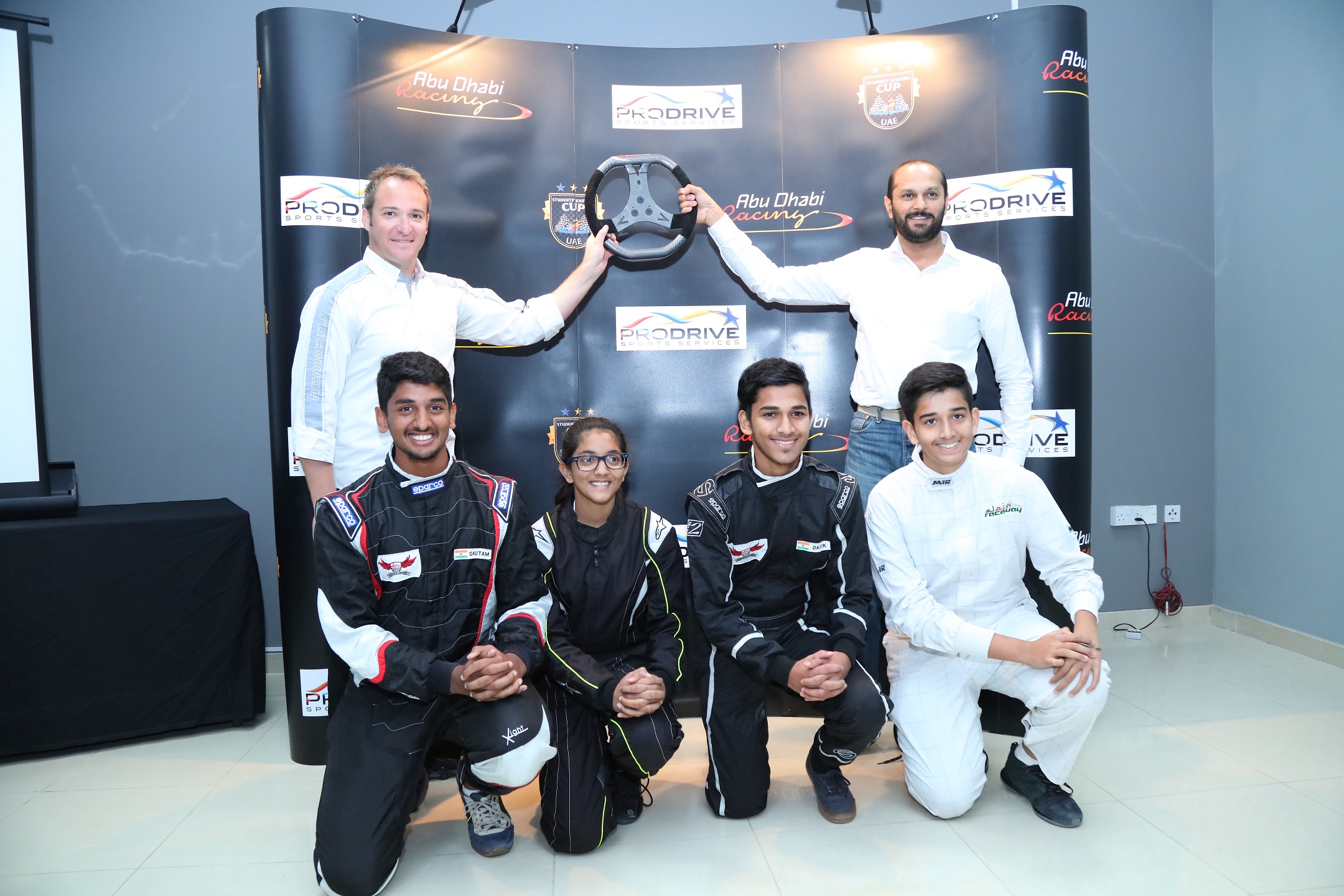Grid of nations as uae gears up for inaugural students karting cup