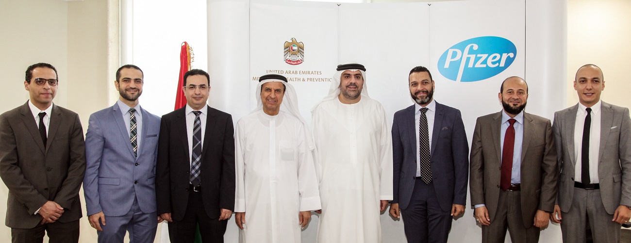Ministry of Health and Prevention Signs Agreement with Pfizer to Protect UAE Society From Chronic Diseases
