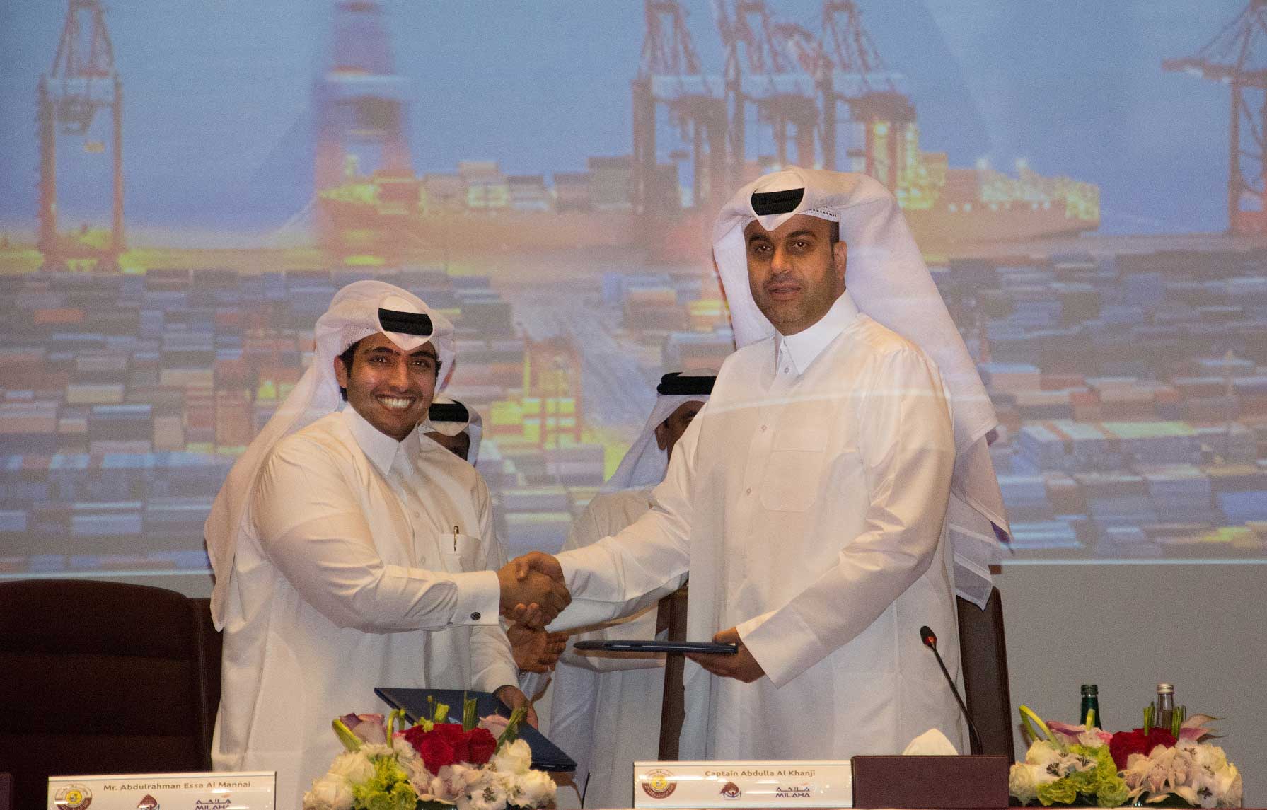 Mwani Qatar, Milaha Join Hands to Manage Hamad Port
