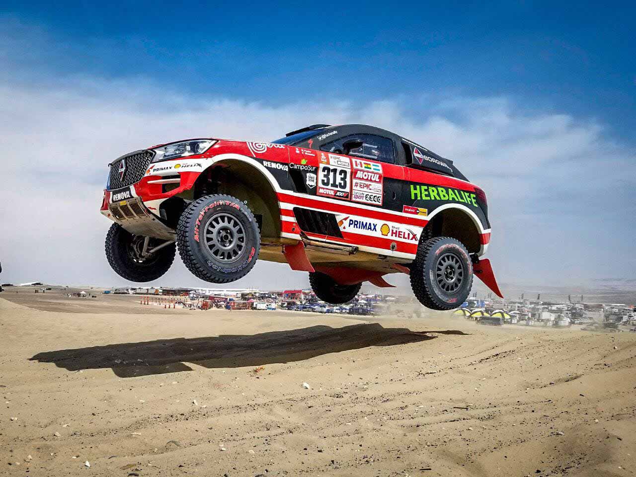 Nicolas Fuchs Steers Borgward BX7 DKR to 3rd Place at 2018 Dakar Rallys First Stage