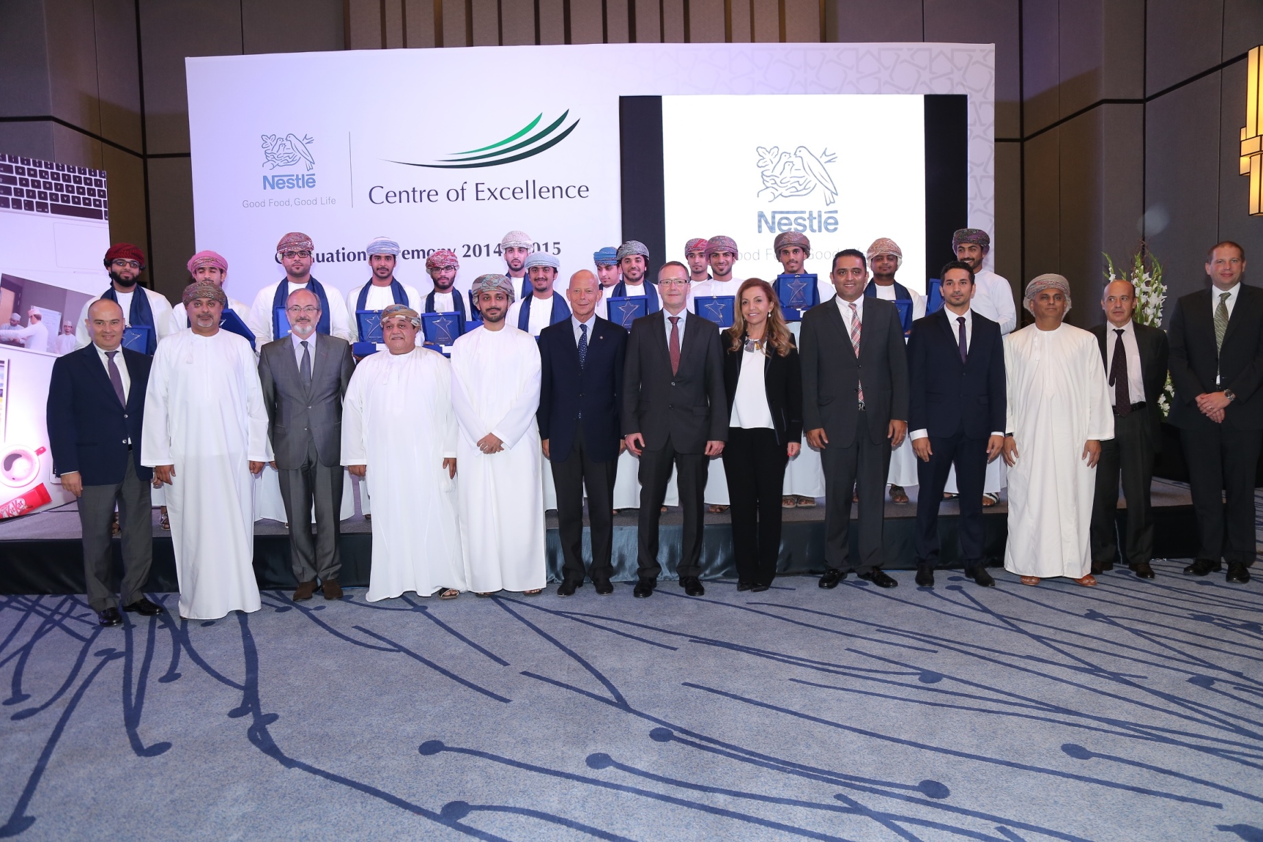 With a promising view for their careers Twenty-Three Omanis Graduate from Nestl Center of Excellence