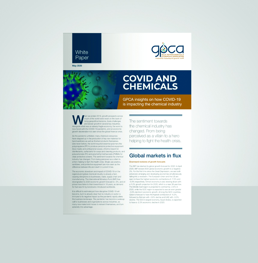 GPCA Says, GCC Chemical Industry Must Plan And Prepare For Post-COVID Period