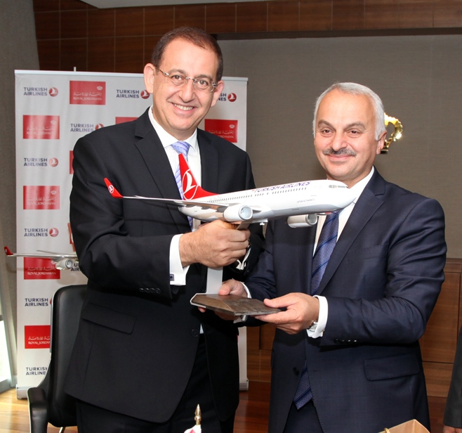 Royal Jordanian, Turkish Airlines sign code share agreement