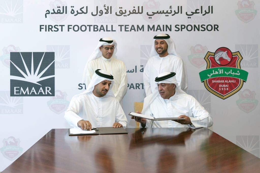 Shabab Al-Ahli Dubai Club signs strategic partnership with Emaar