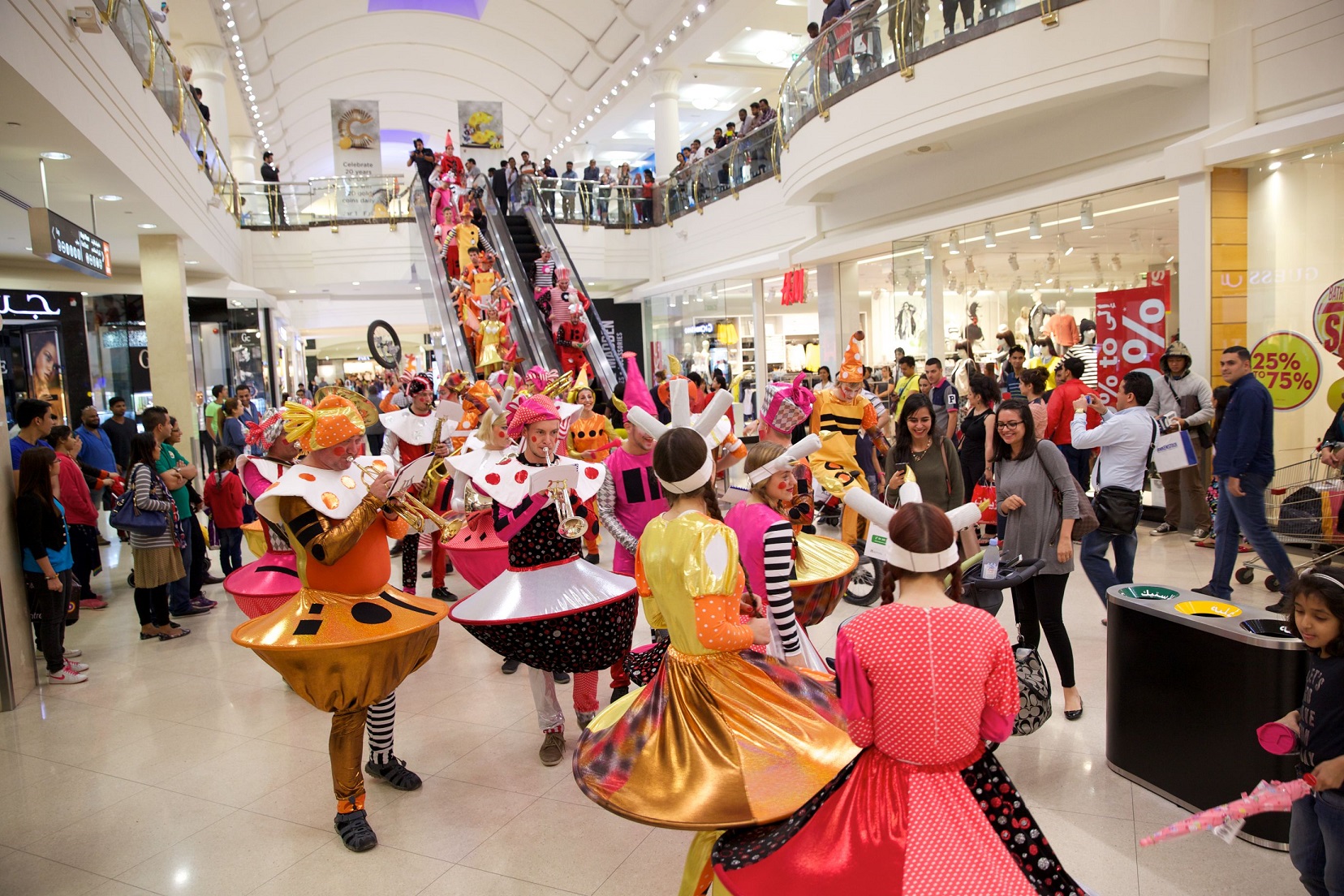 Showstoppers regale shoppers in City Centre Deira during 20th Anniversary celebrations of Dubai Shopping Festival