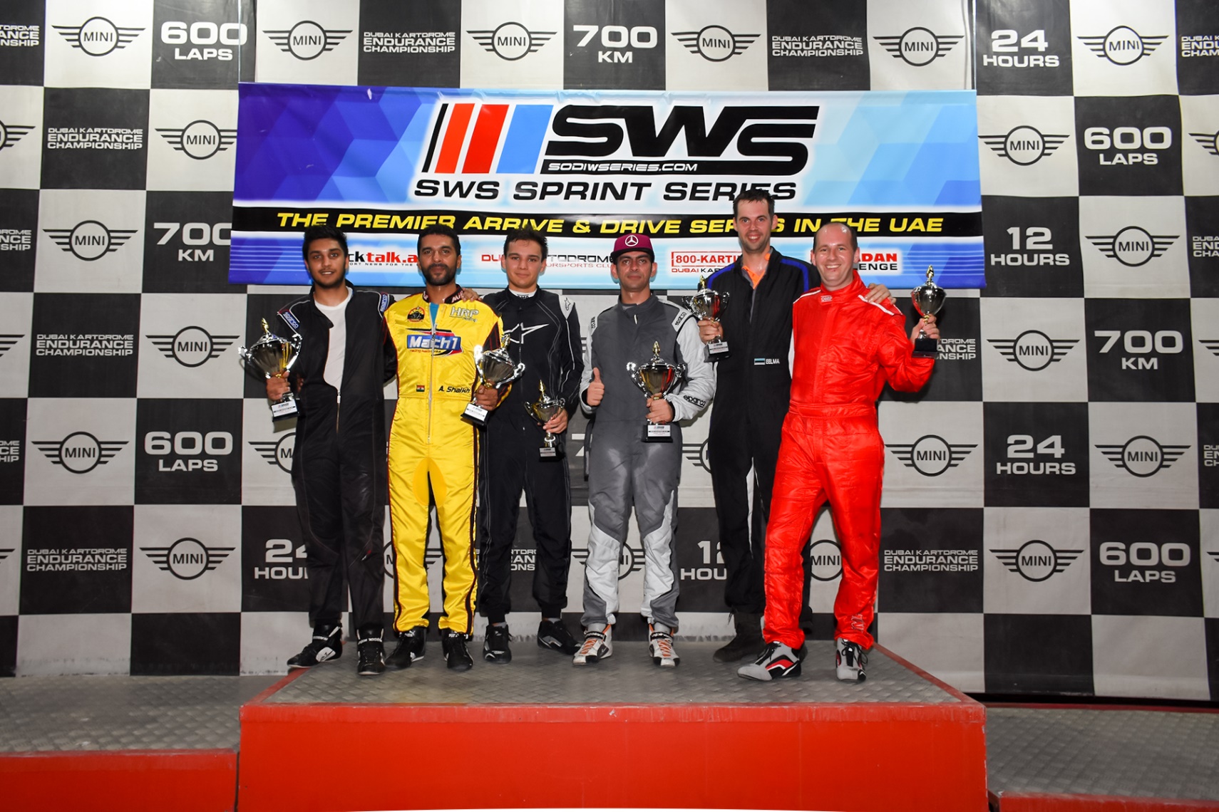 SWS Senior Cup Victory for Romaldo Labrooy at Dubai Kartdrome