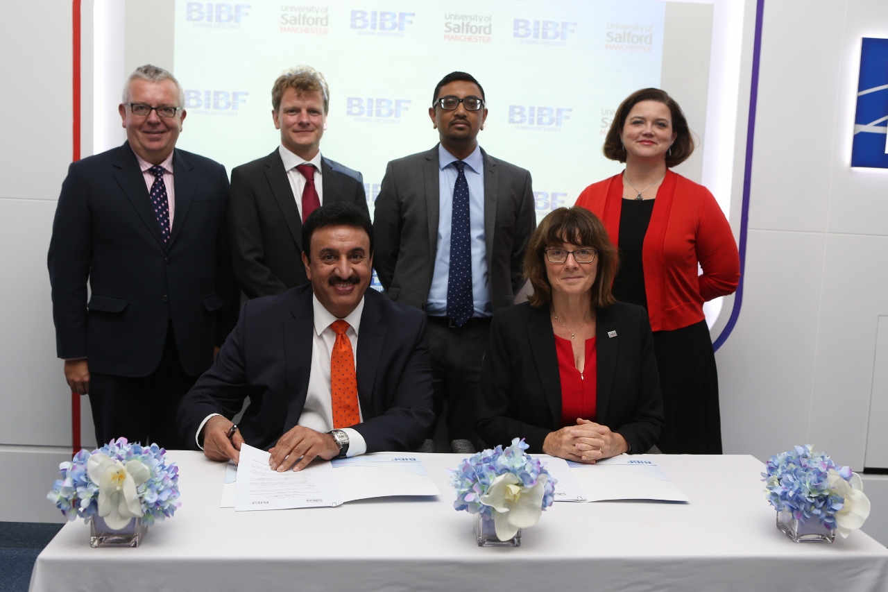 University of Salford partners with Bahrain Institute of Banking and Finance 