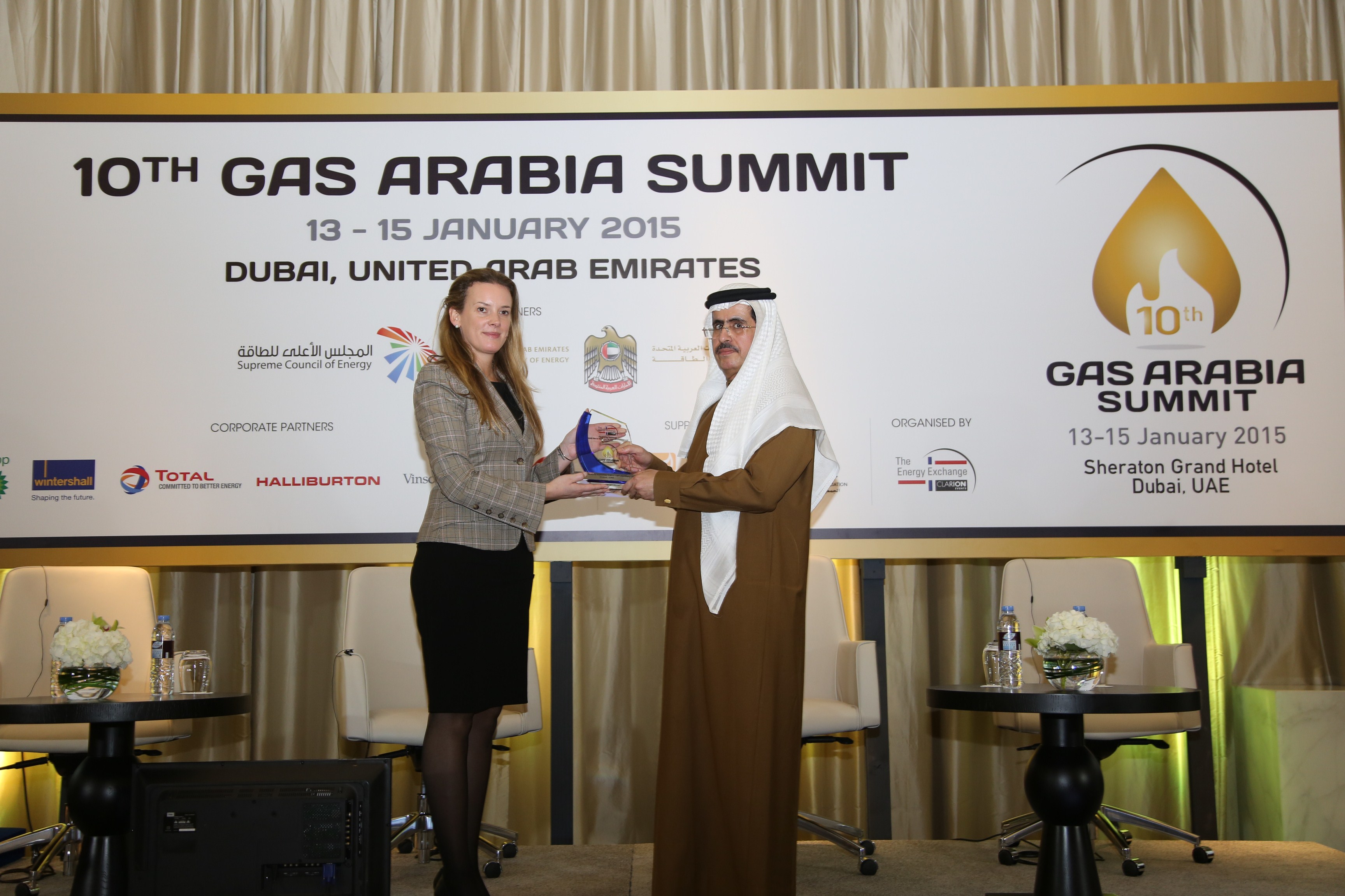Vice Chairman of the Dubai Supreme Council of Energy addresses Gas Arabia Summit 2015