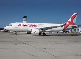 The non-stop six hours Air Arabias flight lands at Vienna International Airport
