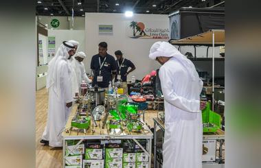 Wide range of project display made by Khalifa Fund at Abu Dhabi International Hunting and Equestrian Exhibition 2019