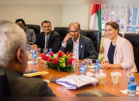 Discussion made to establish the UAESuriname Food Corridor, Minister of State for Food Security Visits Suriname