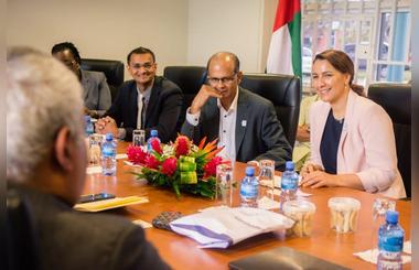 Discussion made to establish the UAESuriname Food Corridor, Minister of State for Food Security Visits Suriname