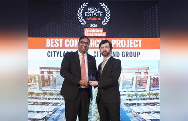 Cityland Mall named as The Best Commercial Project of 2019 at The Arabian Business Real Estate Awards 