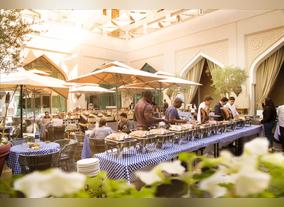 Enjoy the Backyard Brunch every Friday at Manzil Downtown