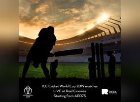 Watch ICC World Cup 2019 now on the big screen at Reel Cinemas