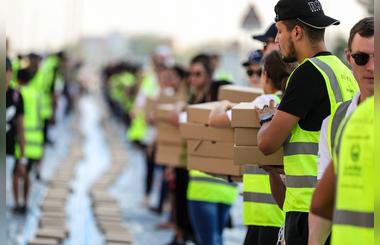 Iftar Dinners Served To 10,000 Labourers  To Mark Laylatul-Qadr