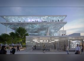 Lights that will guide you to a parallel universe at the France Pavilion - Expo 2020 Dubai