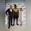 Ace cricketer Kieron Pollard visits nanoM sports clinic in the UAE during PSL 2019